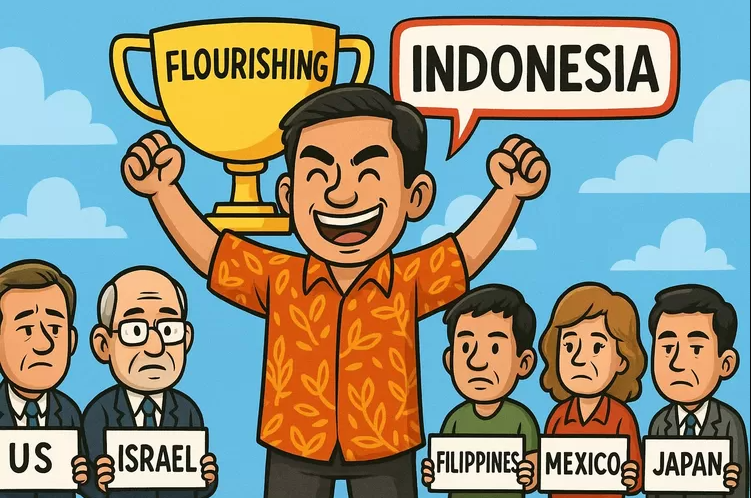 Resmi! Indonesia Dinobatkan Sebagai Salah Satu Negara Paling Bahagia 2025